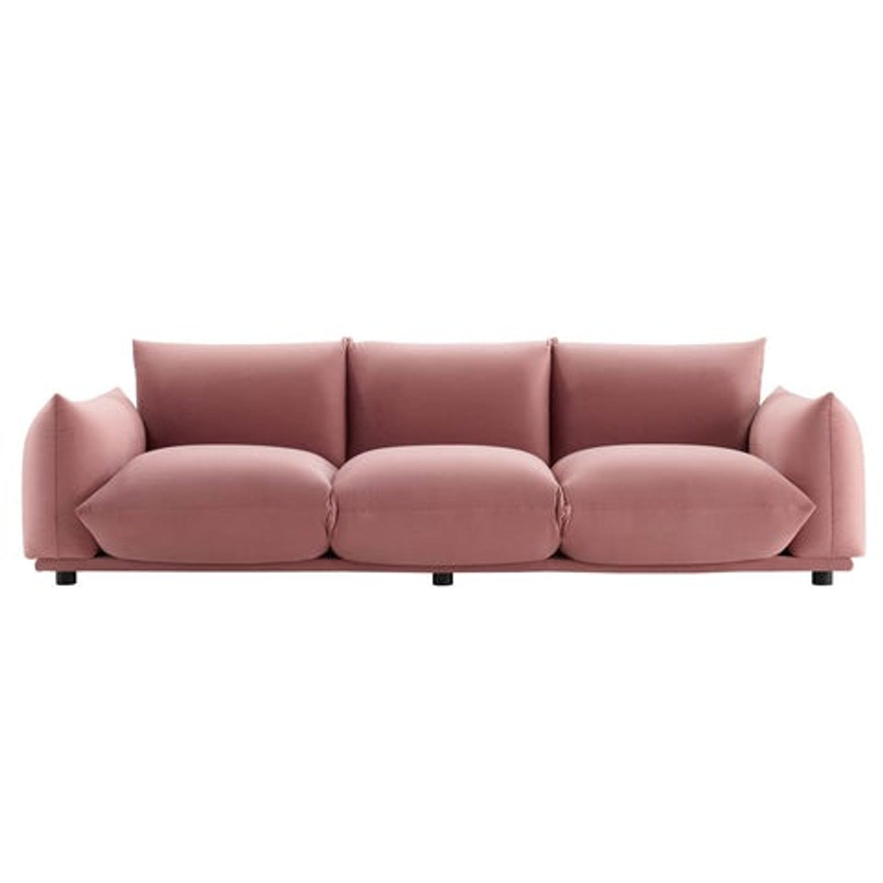 Velvet Sofa in Dusty Rose by 60seconds